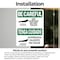 Signmission Hot Surface Sign, 10 in H x 7 in W, Vinyl Decal, Hot Surface Do Not Touch Bilingual OS-2PACK-BC-D-710-L-10029 - alternate 6